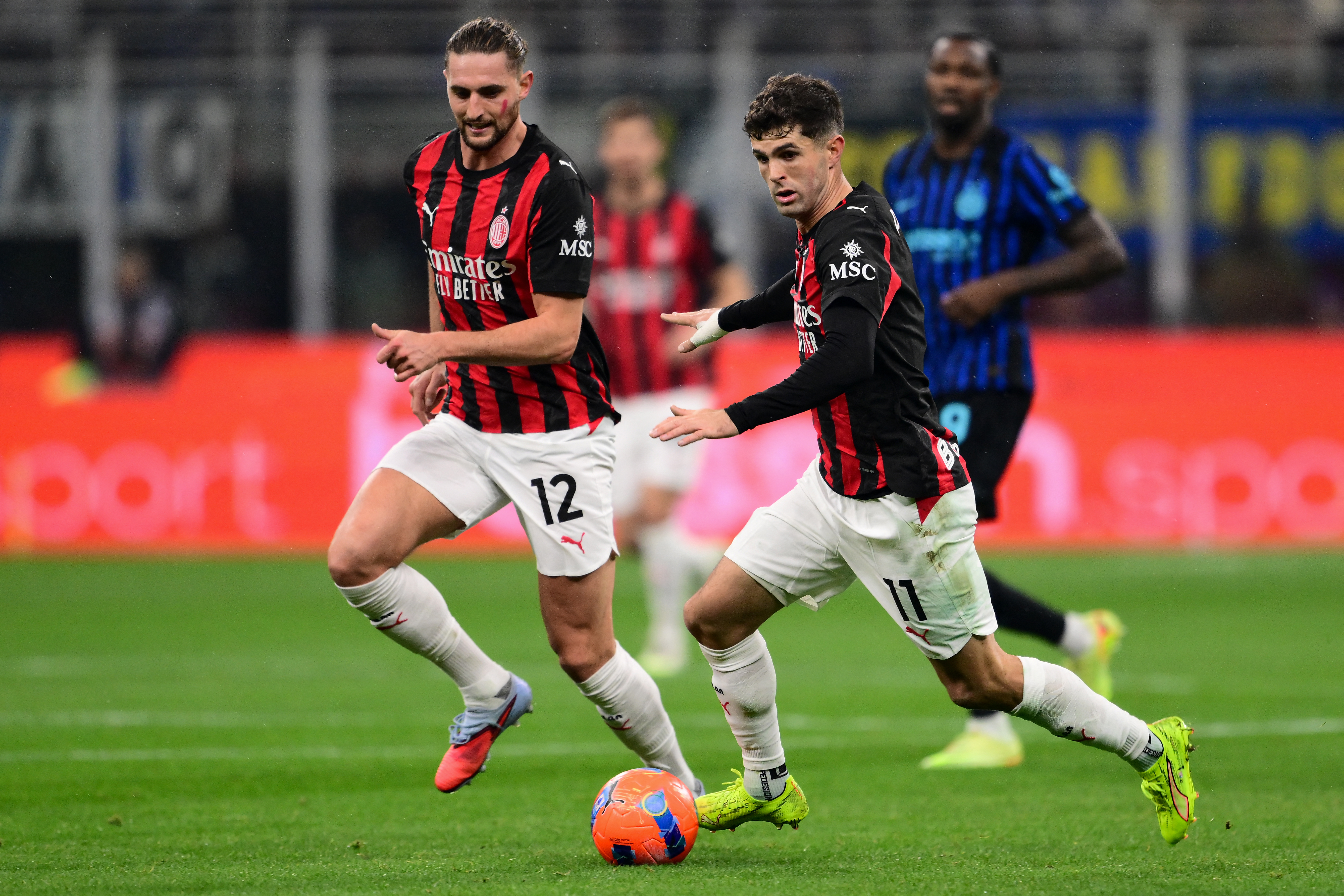 Milan and Internazionale face each other in the Italian Championship derby